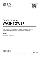 LG WSGX201H A Series Owner's Manual