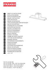 Franke FST PLUS BK 1208 Installation Manual