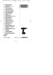 Alpha tools A-AS 10,8 Li-2 Original Operating Instructions