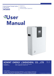 Kowint W5000-SSW User Manual