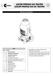 ARRI CL3016 Instruction Manual