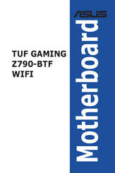 Asus TUF GAMING Z790-BTF WIFI Manual