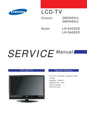 Samsung LN-4692D Service Manual