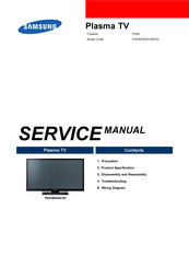 Samsung PS43E450A1WXZG Service Manual