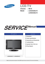 Samsung LA32A330J1X Service Manual