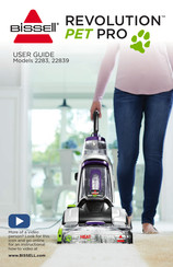 Bissell REVOLUTION PET PRO 22839 User Manual