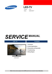 Samsung UE60EH600 Series Service Manual