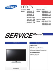 Samsung UE32D50 PW Series Service Manual