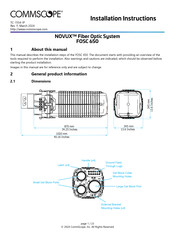 CommScope NOVUX FOSC 650 Installation Instructions Manual