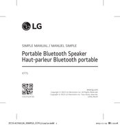 LG XT7S.AUSALLK Simple Manual