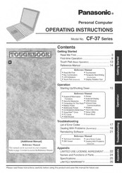 Panasonic CF-37LB8DBAM Operating Instructions Manual