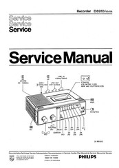 Philips D6910 Service Manual