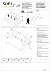 SOFA style DANTE Assembling Instruction
