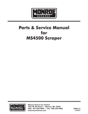 Monroe MS4500 Service Manual And Parts List