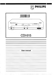 Philips CDI615 User Manual