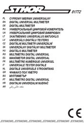 Sthor 81772 Original Instructions Manual