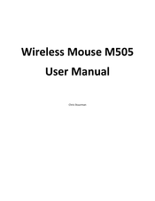 Logitech M505 - Wireless Mouse User Manual