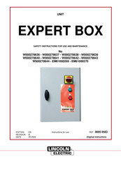 Lincoln Electric EXPERT BOX Instructions For Use Manual