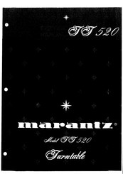 Marantz TT520 Manual