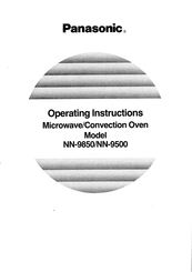 Panasonic NN-9500 Operating Instructions Manual