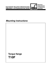 HBM T10F Mounting Instructions