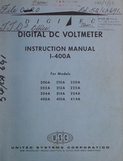 USC 222A Instruction Manual