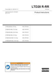 Atlas Copco LTD28 R16F-RR Product Instructions