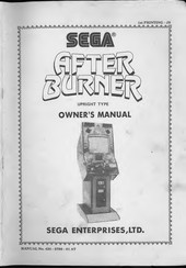 SEGA ENTERPRISES AFTER BURNER Owner's Manual