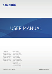 Samsung SM-A236E/DS User Manual