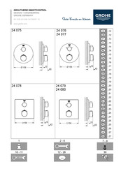 Grohe GROHTHERM SMARTCONTROL 24075000 Manual