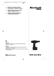 EINHELL Expert TE-CD 14,4/2B Li Original Operating Instructions
