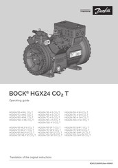 Danfoss BOCK HGX24 CO2 T Instructions Manual