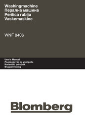 Blomberg WNF 8406 User Manual