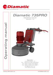 Diamatic 735PRO Operating Manual