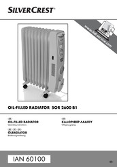 Silvercrest SOR 2600 B1 Operating Instructions Manual