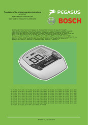 Pegasus Solero E7R Original Operating Instructions