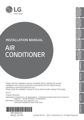 LG MU5R40 Installation Manual