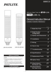Patlite LB6-IL General Instruction Manual