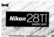 Nikon 28Ti Quartz Date Instruction Manual