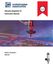 Hypertherm Abrasive Regulator III Instruction Manual