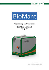 Mantis ULV BioMant-Compact BE Operating Instructions Manual