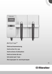 Riester ri-former Instructions For Use Manual