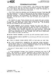 Cessna 402C Pilot Operating Handbook