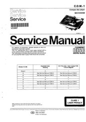 Philips C.D.M.-1 Service Manual
