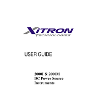 XITRON 2000M User Manual