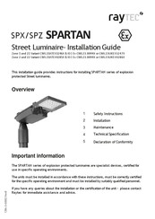 Raytec SPARTAN Series Installation Manual