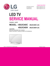 LG 49UX340C Series Service Manual