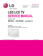LG 32LS3800 Service Manual