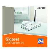 Siemens Gigaset USB adapter 54 Manual