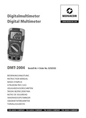 Monacor 0292030 Instruction Manual